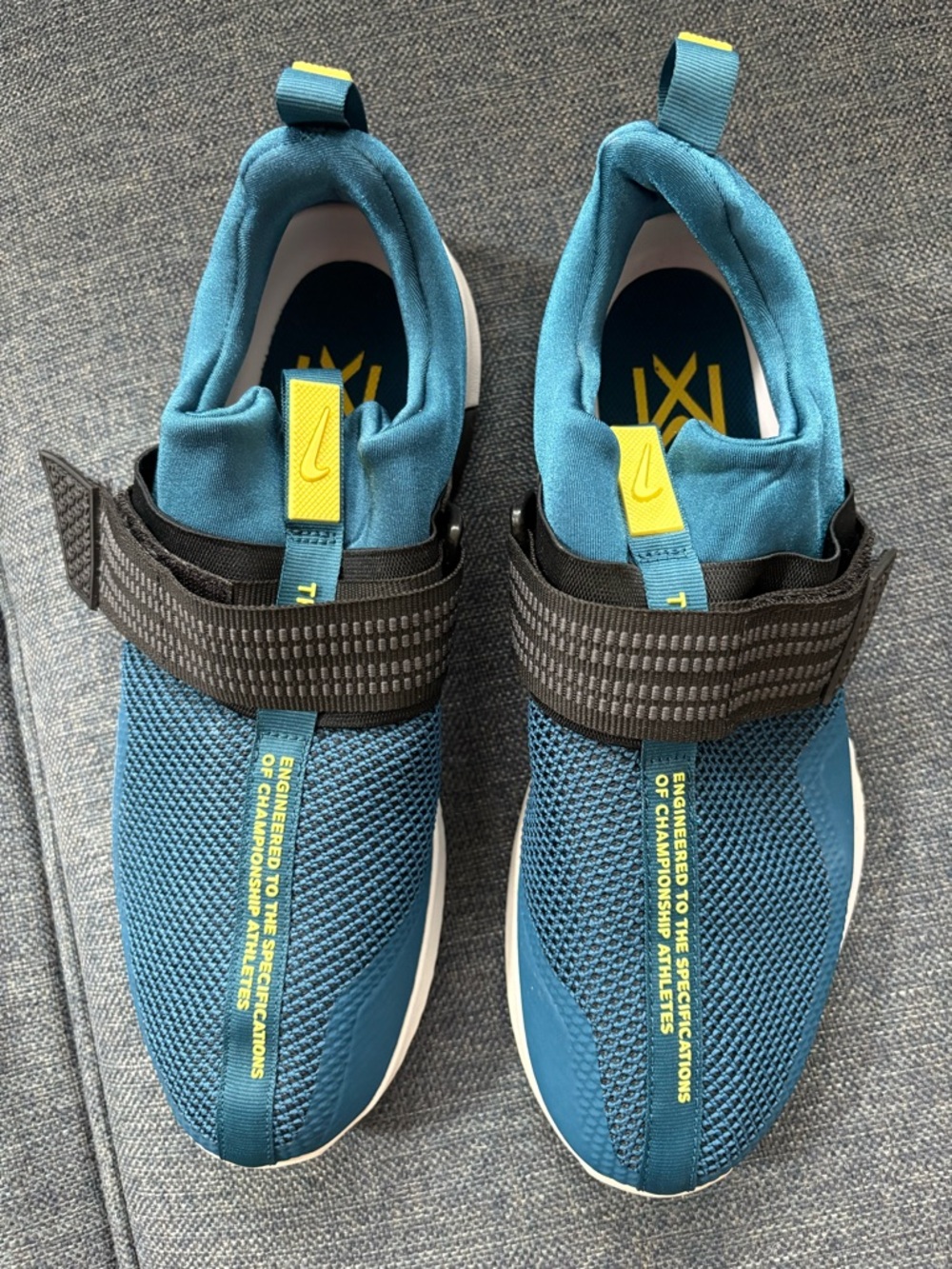Nike Men’s Blue Slip-On Athletic Sneakers with Strap